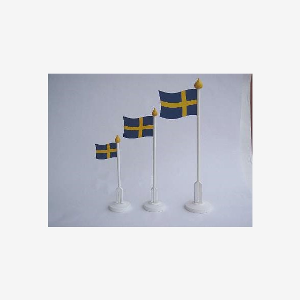 SVENSK FLAGGA VIT STÅNG