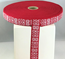 RIBBON 20MM 2 HEARTS WHITERED 25m/roll